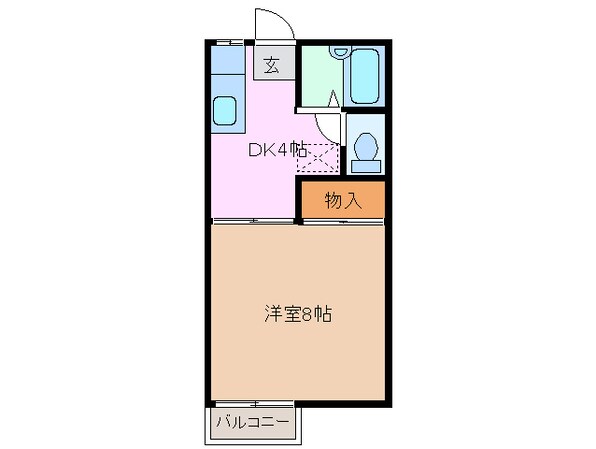 ハイム江戸橋の物件間取画像